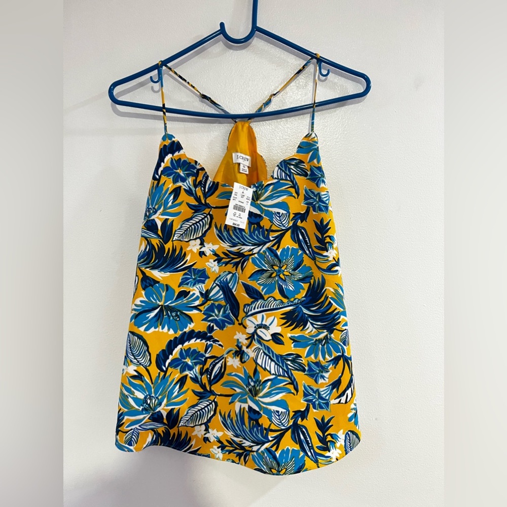 J crew floral top Sz 0